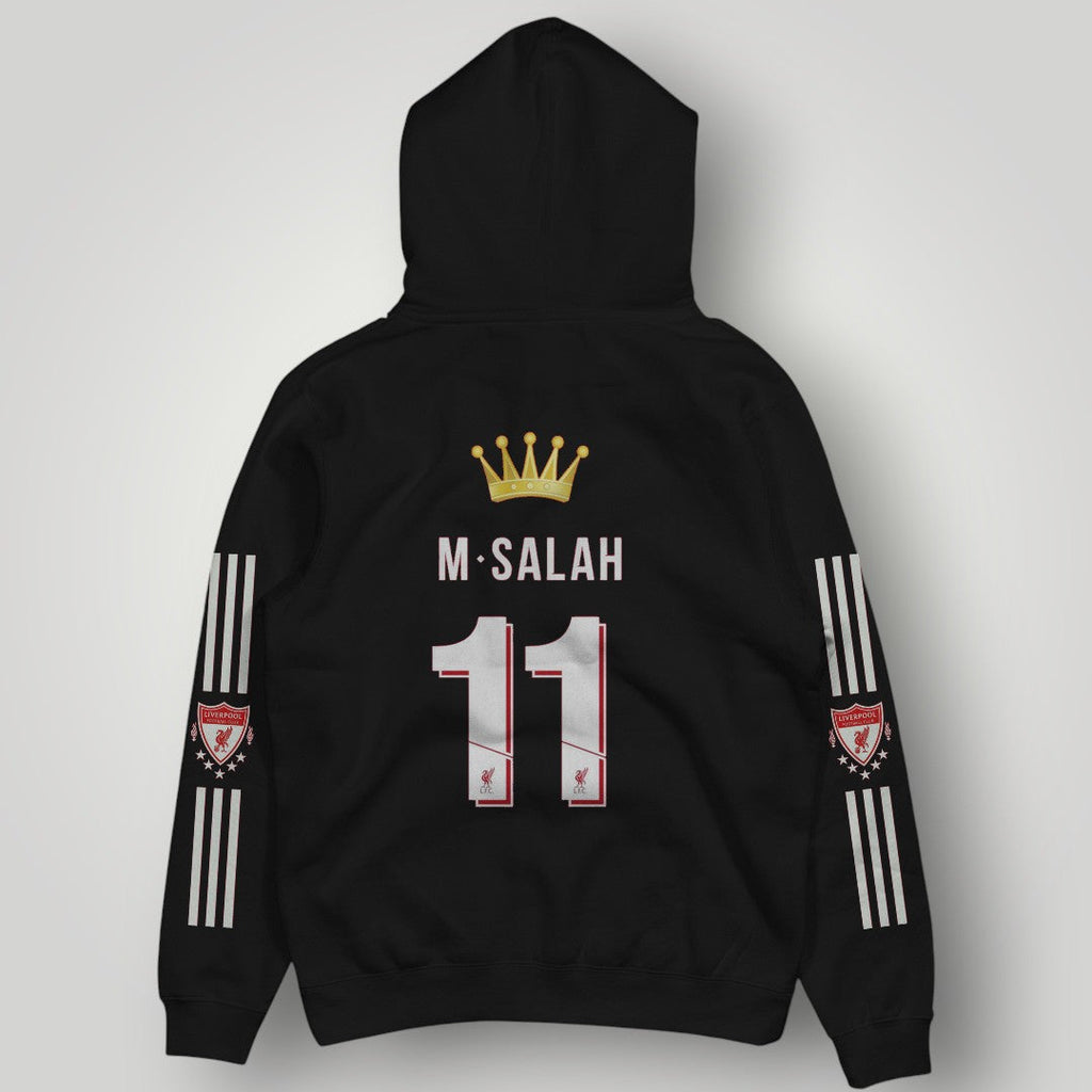 Mohamed Salah Liverpool F.C. Art Hoodie - The Egyptian King Signature Graphic Pullover