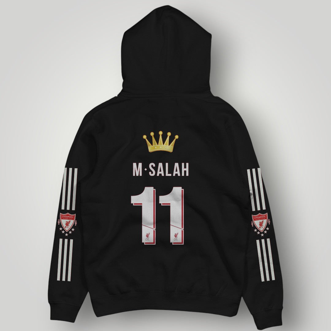 Mohamed Salah Liverpool F.C. Art Hoodie - The Egyptian King Signature Graphic Pullover