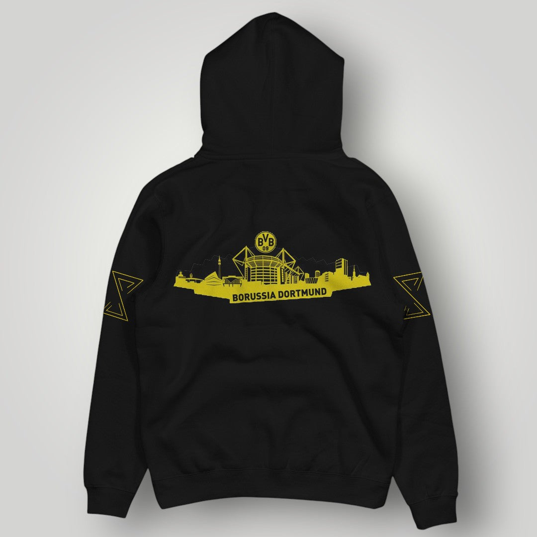 BVB 09 "Heja BVB" Fan Hoodie – Black & Yellow Ultra Edition Graphic Pullover