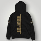 Real Madrid "Kings of Europe" Trophy Hoodie - Golden Legacy Edition Black Pullover