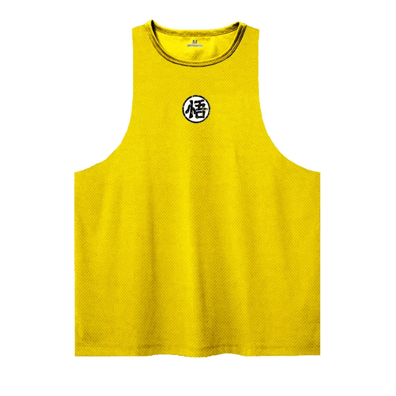 Anime goku Wu Font Funny Men's Tank Top