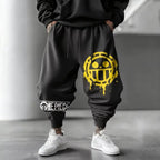 2026 One Piece Anime Print Baggy Joggers for Men