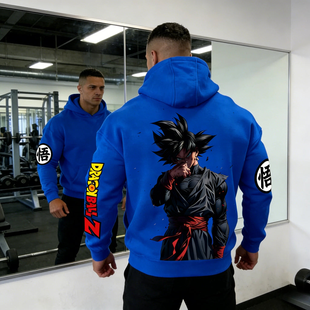 2026 Goku Black Hoodie Men - 100% Cotton Oversized
