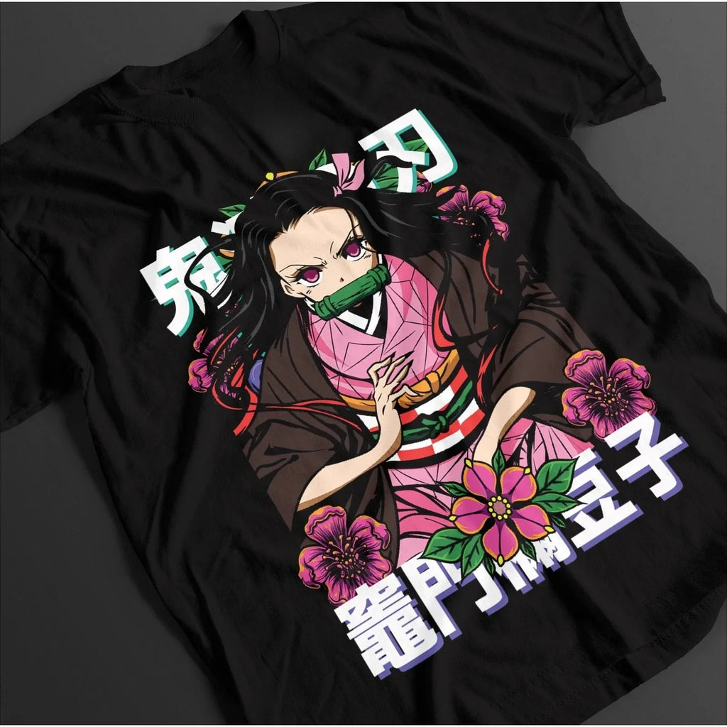 Demon Slayer Nezuko & Tanjiro Men's Short Sleeve Shirt