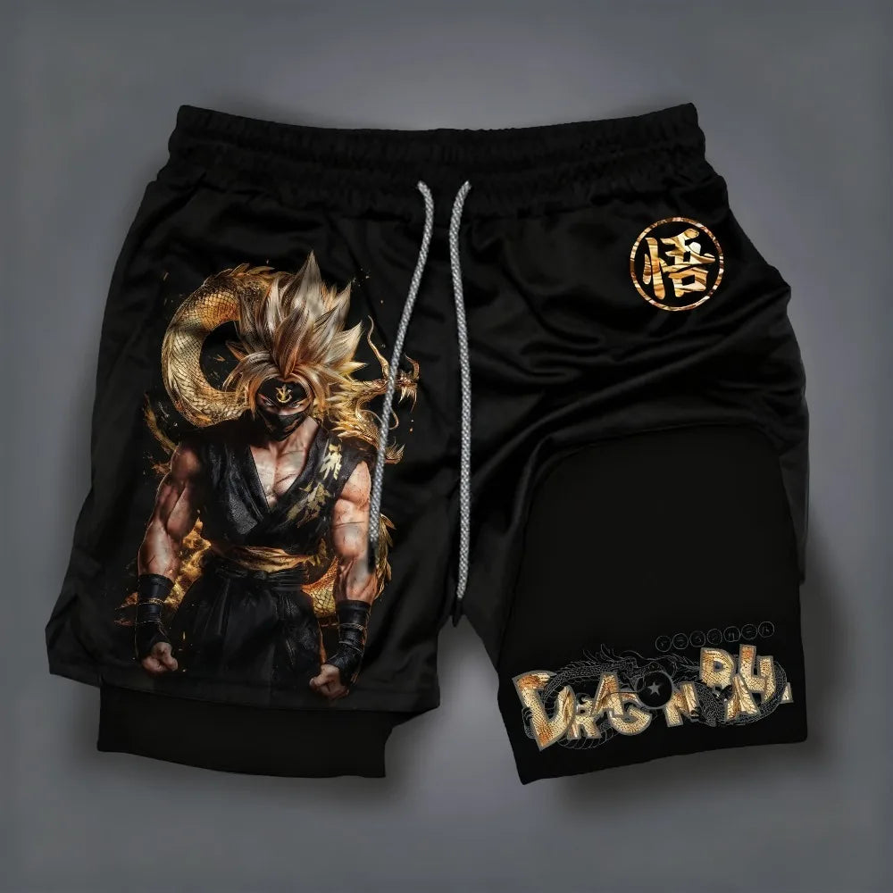 Dragon Ball Goku Printed Summer Shorts for Men