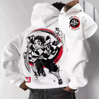 Demon Slayer Anime Hooded Sweatshirt - Unisex Casual Pullover