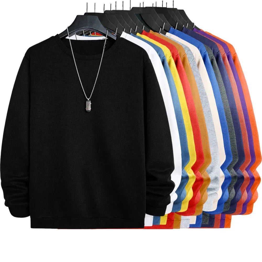 Candy Color Hoodie Loose 14 Solid Color Spring Autumn Winter Men Women Plush And Thick Versatile Top Sweatshirts Couple Pullover - cankarfashion