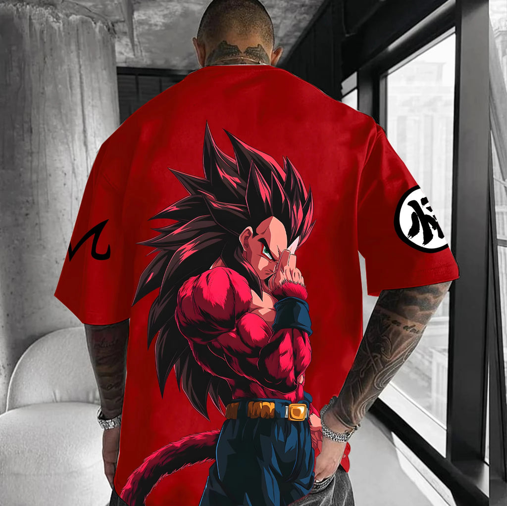 2026 Summer Dragon Ball Wukong T-shirt - Retro Oversized