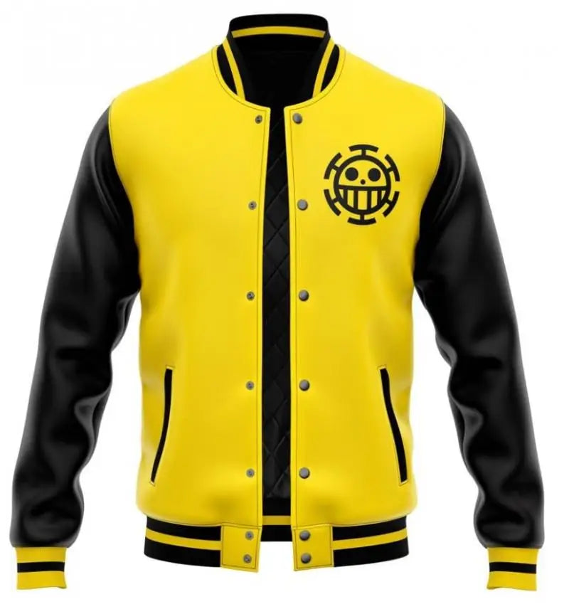Anime One Piece Luffy Pattern Oversized Jacket