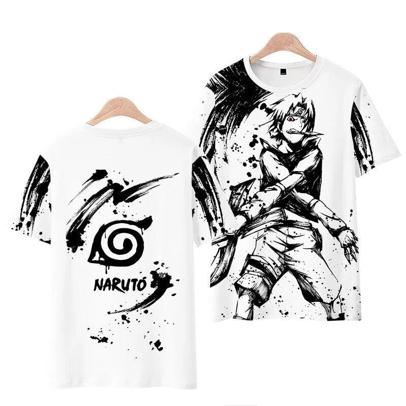 Anime Naruto Sasuke Cartoon Summer T-Shirt