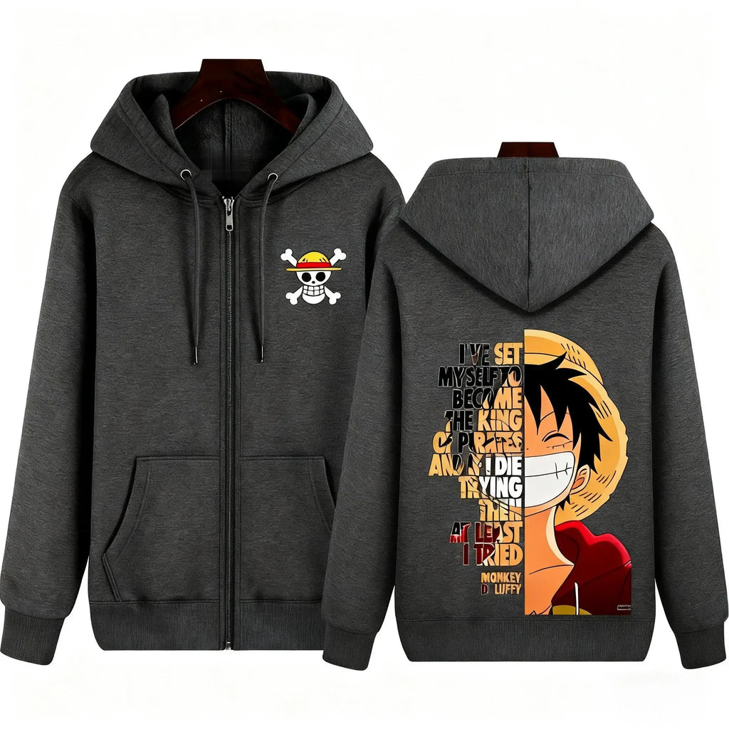 One Piece Monkey D. Luffy Hoodie Jacket for Men & Women