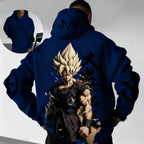 2026 Winter Dragon Ball Retro Hoodie - Super Saiyan