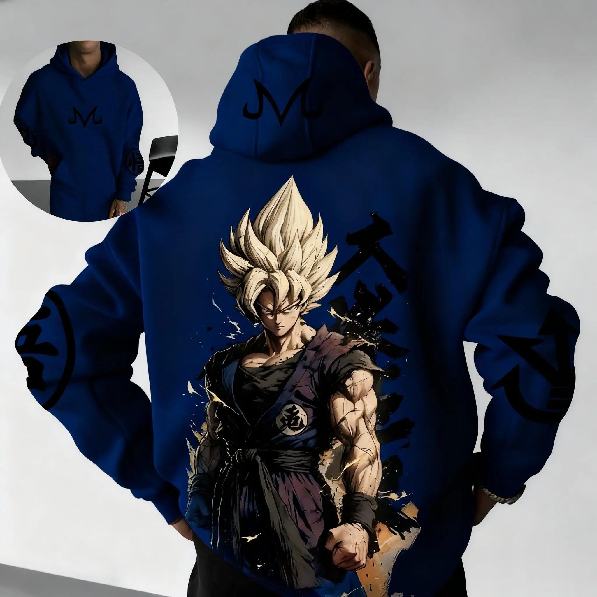 2026 Winter Dragon Ball Retro Hoodie - Super Saiyan