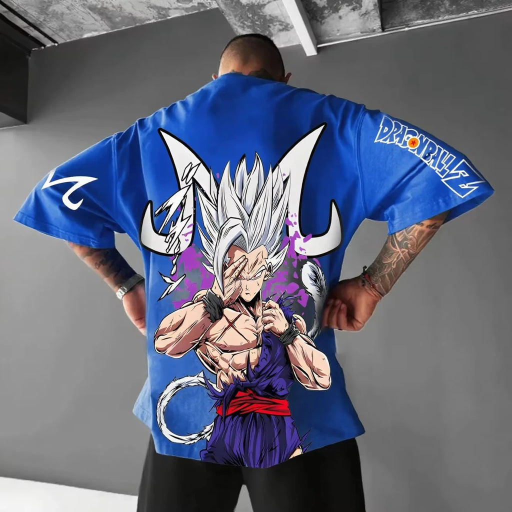 2026 Dragon Ball Men's Oversized Graphic T-Shirt
