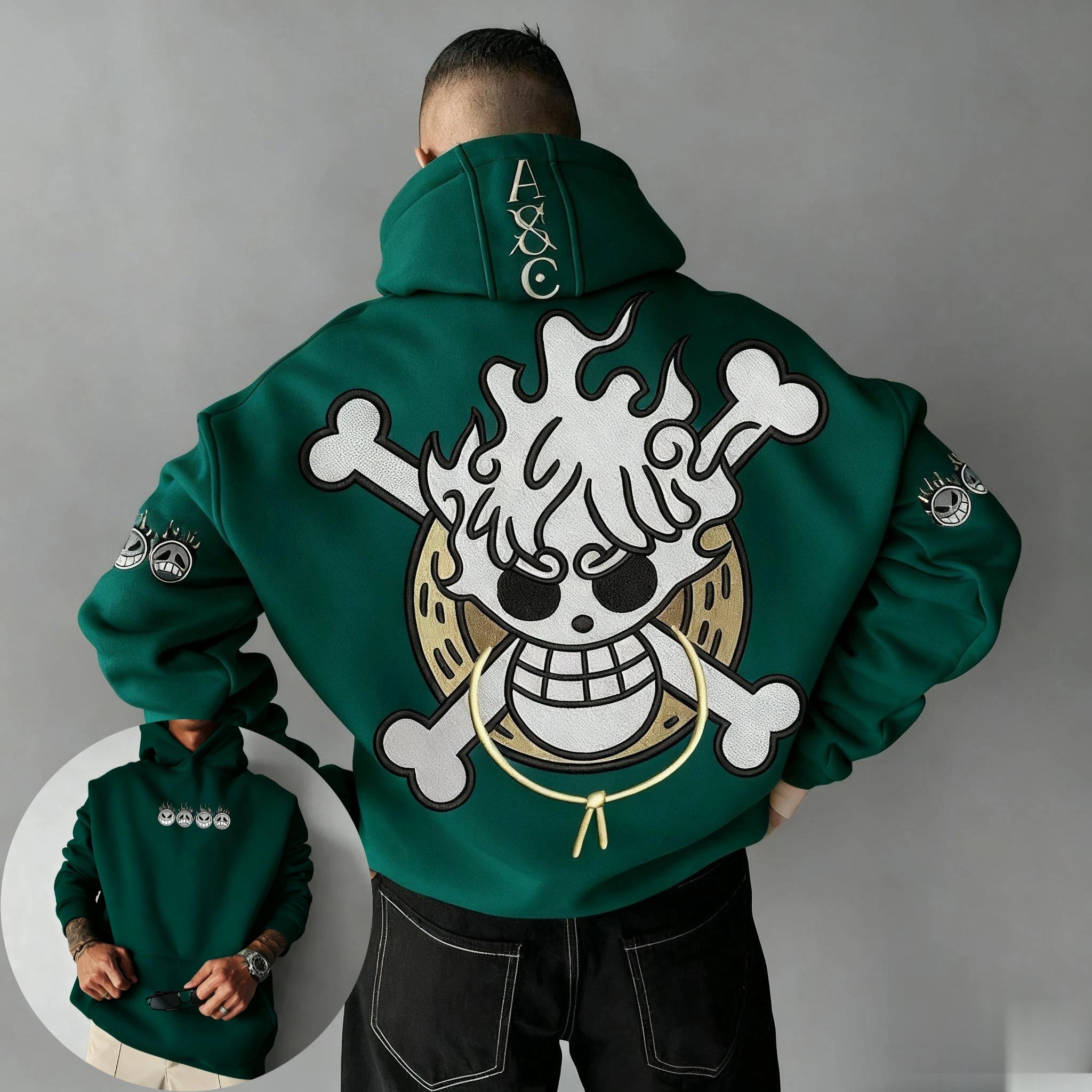 One Piece Oversized Hoodie - Unisex Anime Sweatshirt