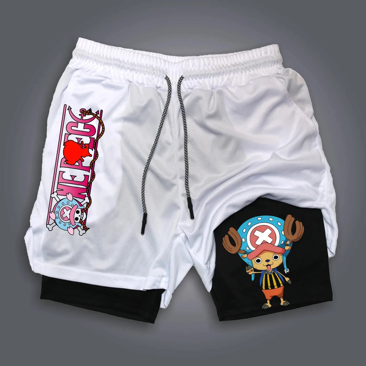 ONE PIECE Luffy Printed Double-layer Shorts for Men
