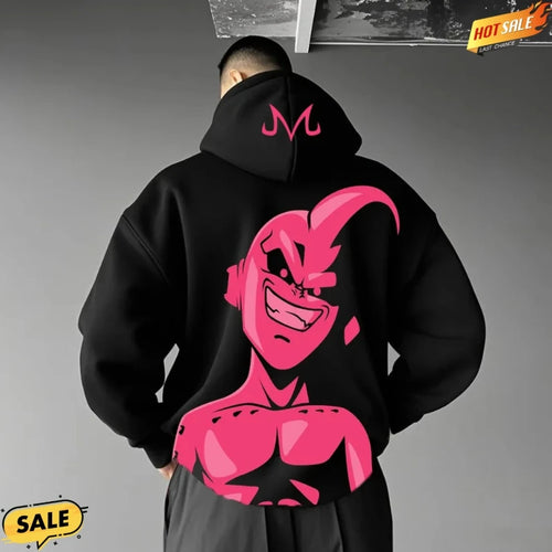 Anime Dragon Ball Cotton Hoodie - Unisex Oversized Sweatshirt