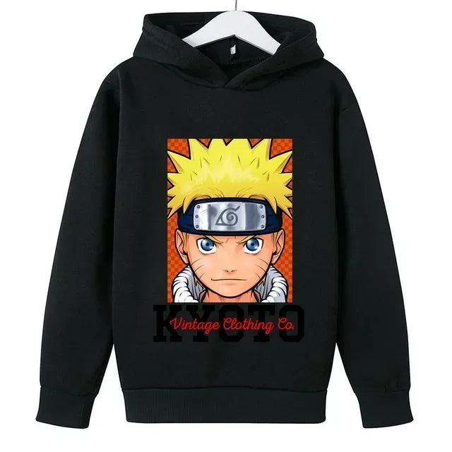 2024 Naruto Kids Hoodie - Nine-tail Chakra