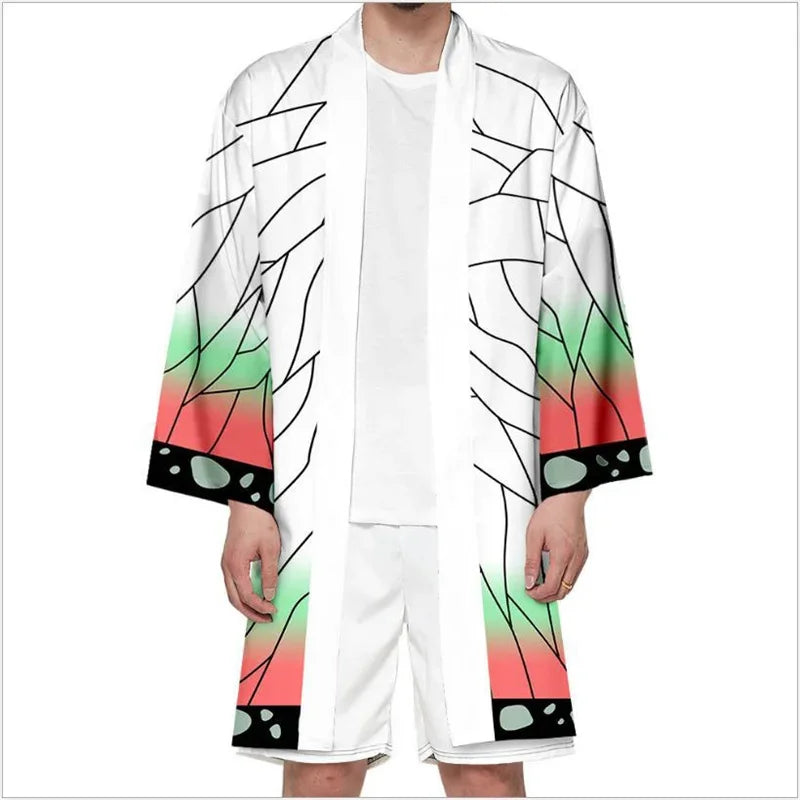 Adult Kimetsu No Yaiba Kimono Cardigan Costume