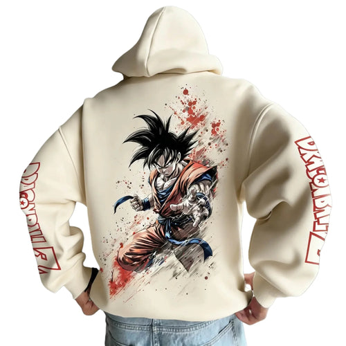 2026 Dragon Ball Retro Anime Hoodie - Son Goku Print