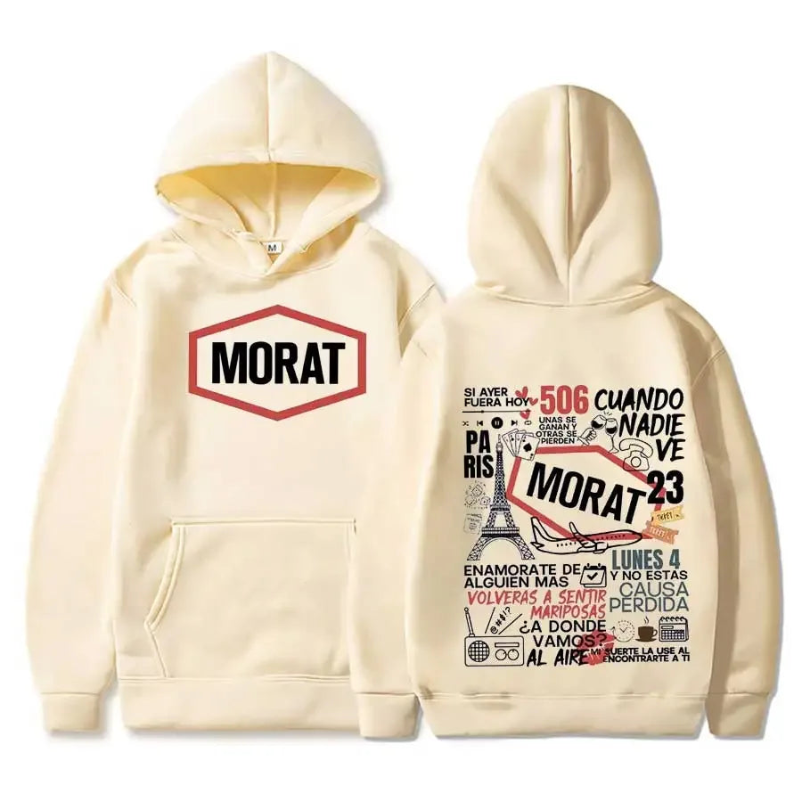 Band Morat Album Graphics Hoodie Men Women Pullover Hiphop Streetwear Soft Casual Sweatshirt Warn Tops 0928-2 - cankarfashion