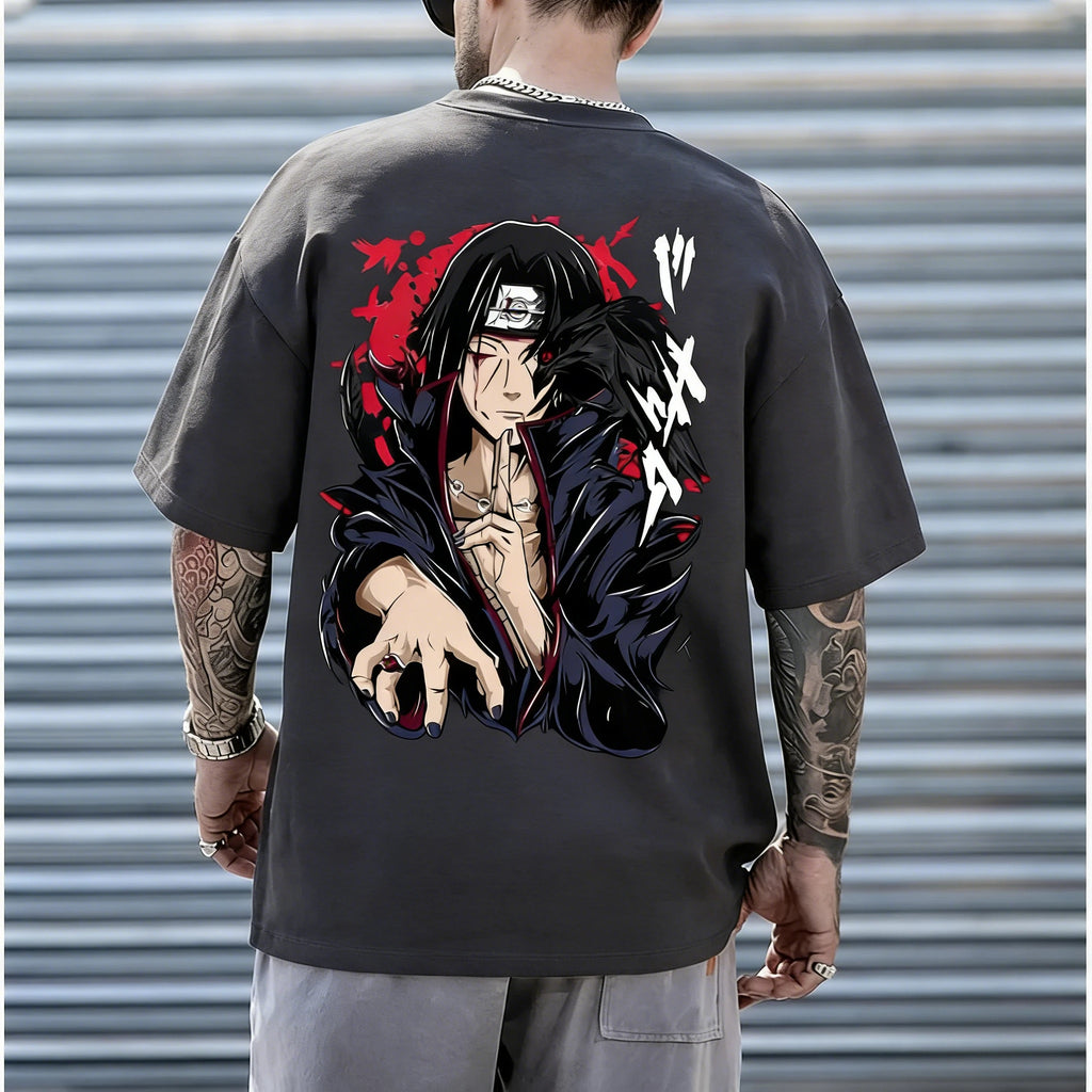 Itachi Uchiha T-shirt for Men - Anime Cotton Top