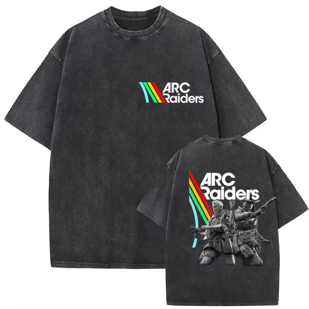 Men's Vintage Washed Gothic T-Shirt - Arc Raiders