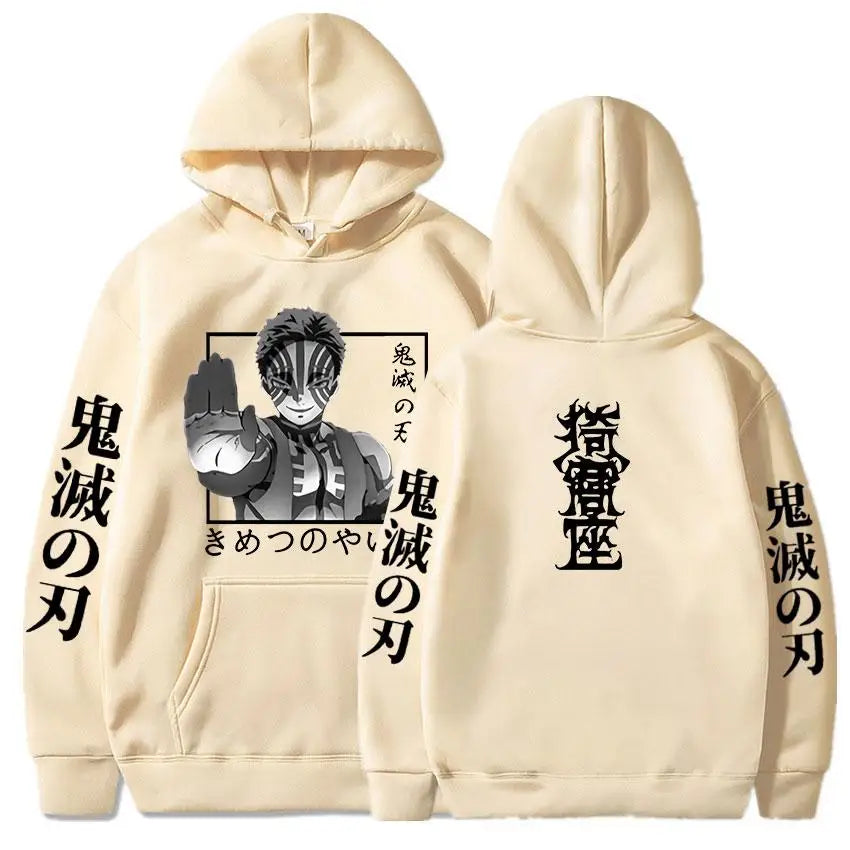 Anime Devil Killer Hoodie - Unisex Harajuku Style