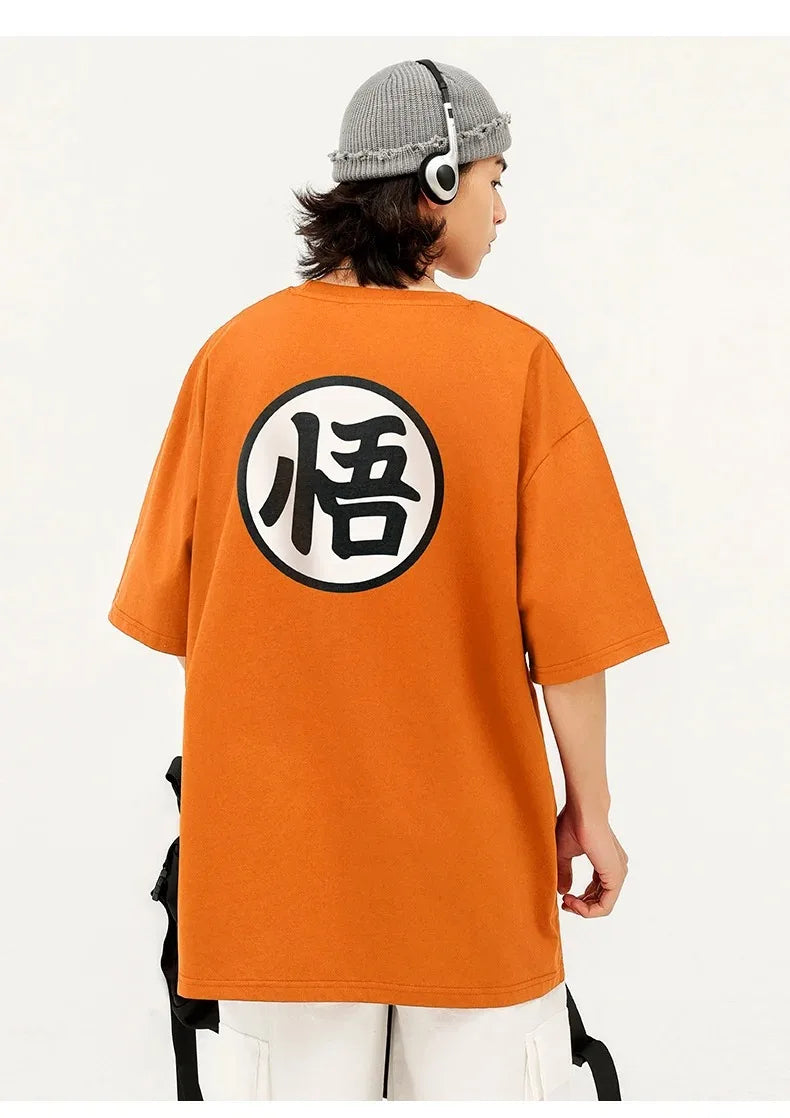 Dragon Ball Wukong Orange T-shirt for Men