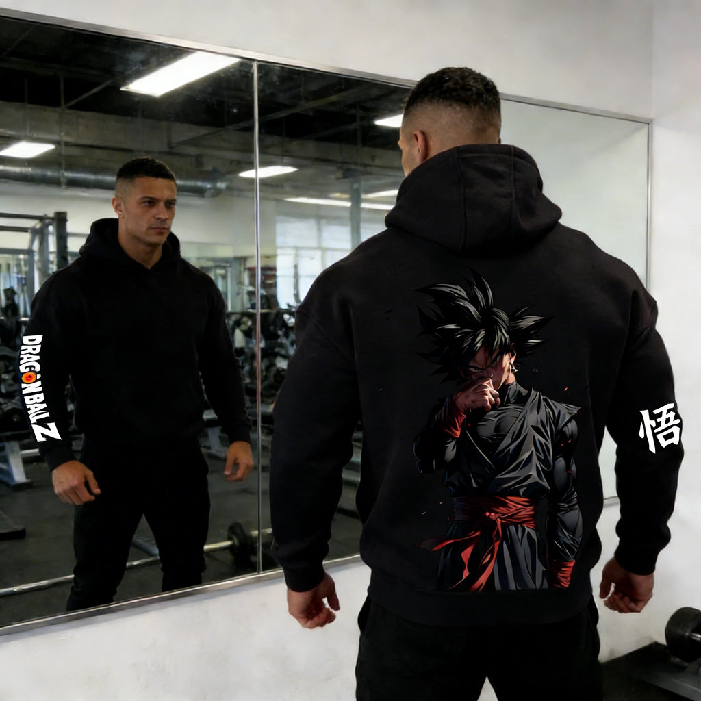 2026 Goku Black Hoodie Men - 100% Cotton Oversized