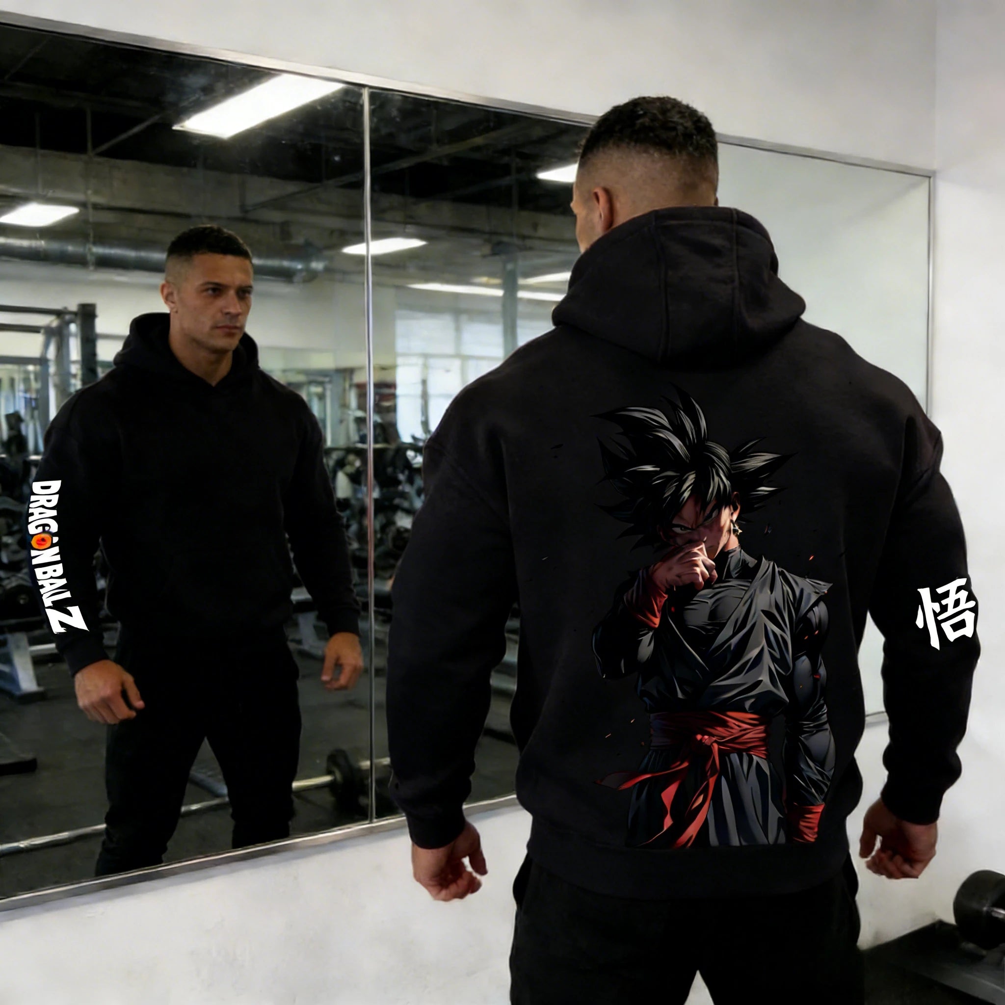 2026 Goku Black Hoodie Men - 100% Cotton Oversized