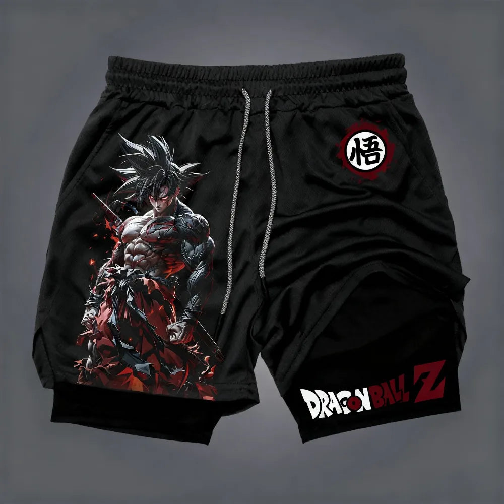 Dragon Ball Son Goku Men's Double-layer Shorts