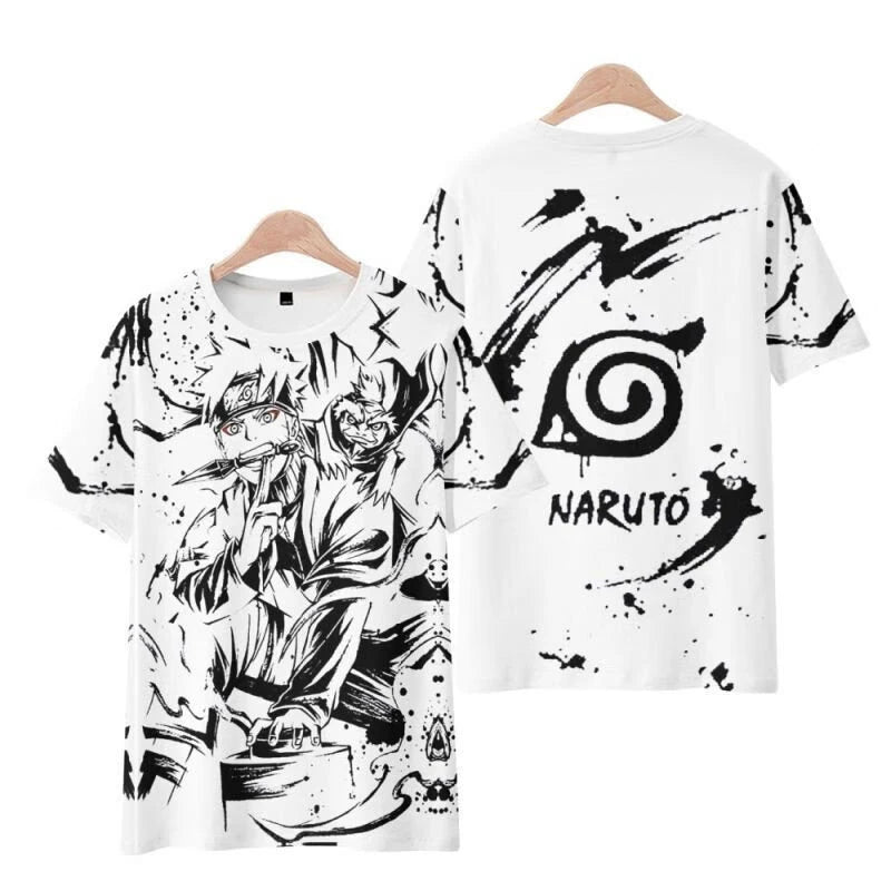 Anime Naruto Sasuke Cartoon Summer T-Shirt
