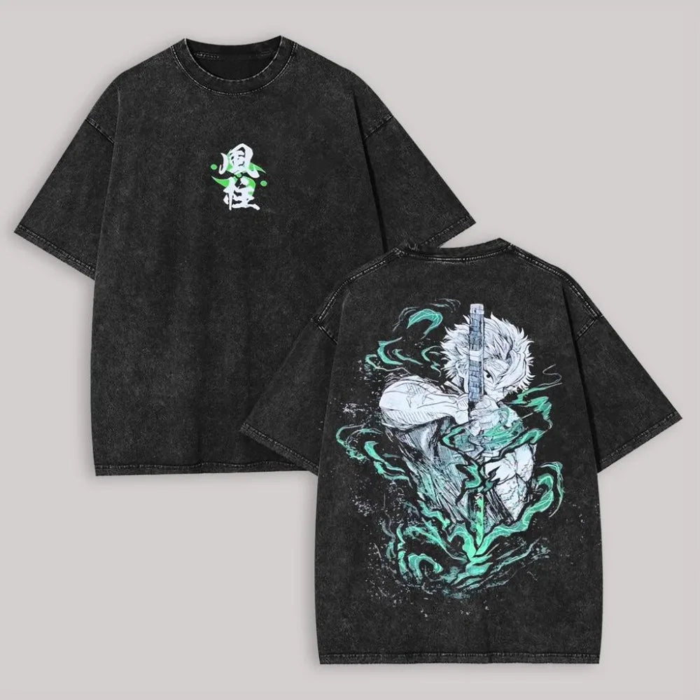 Shinazugawa Sanemi Oversized T-Shirt for Men & Women
