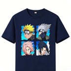 Naruto Team 7 Graphic T-Shirt for Men