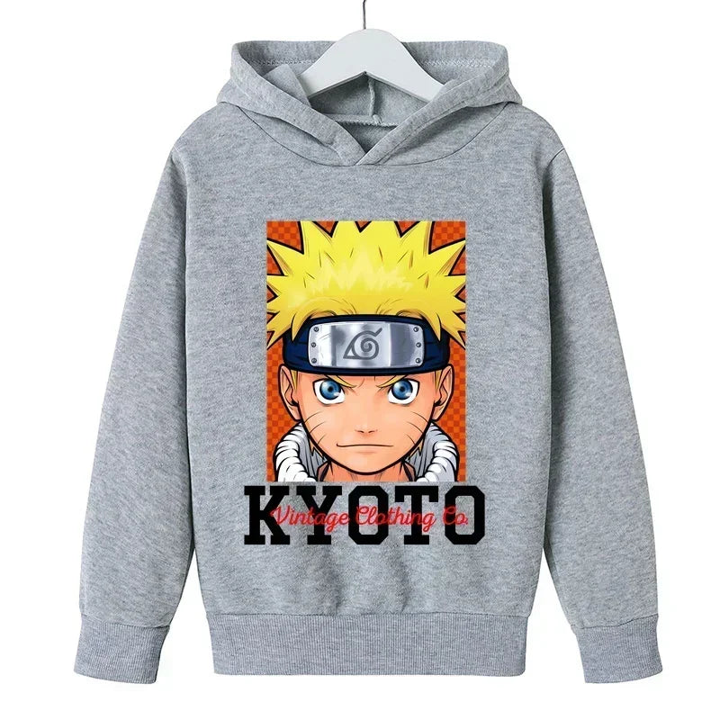 2024 Naruto Kids Hoodie - Nine-tail Chakra