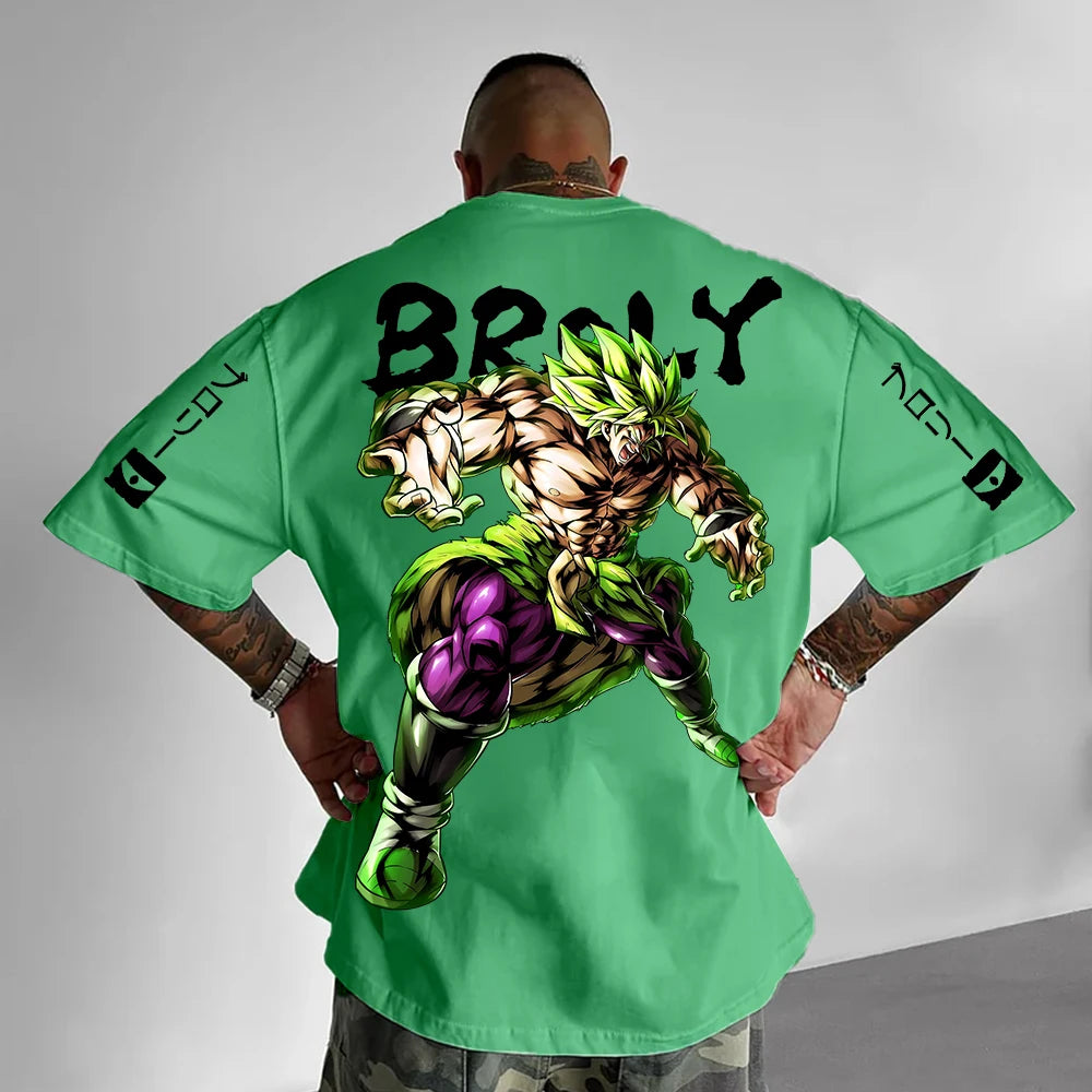 2026 Summer Dragon Ball Wukong T-shirt - Retro Oversized