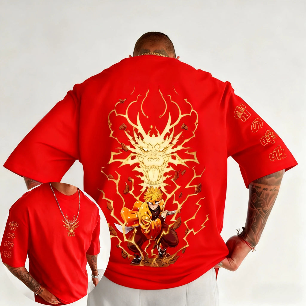 Demon Slayer Agatsuma Zenitsu T-Shirt for Men