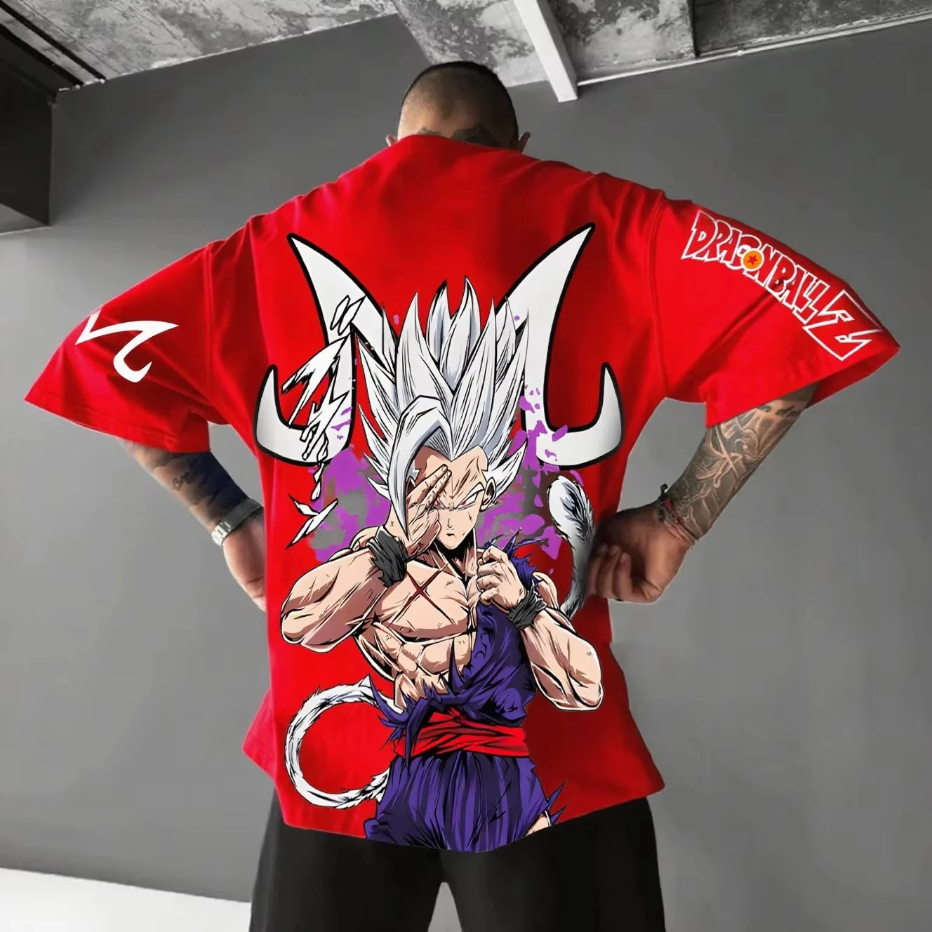 2026 Dragon Ball Men's Oversized Graphic T-Shirt