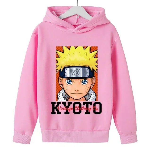 2024 Naruto Kids Hoodie - Nine-tail Chakra