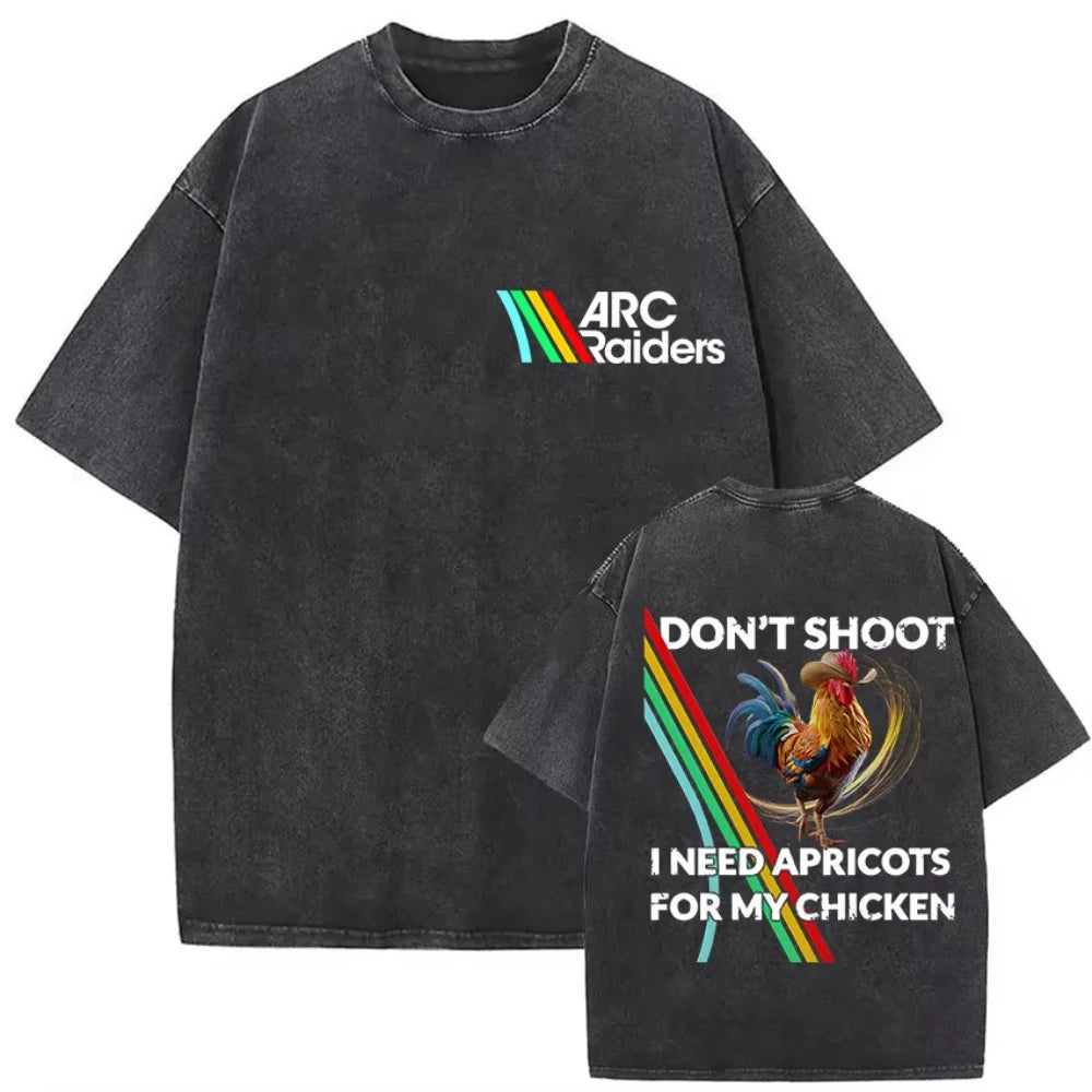 Men's Vintage Washed Gothic T-Shirt - Arc Raiders