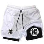 Dragon Ball Anime Printed Shorts - Quick-Drying Sports Pants
