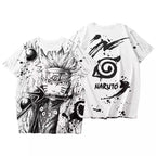 Naruto Anime Parent-Child Short Sleeved T-Shirt