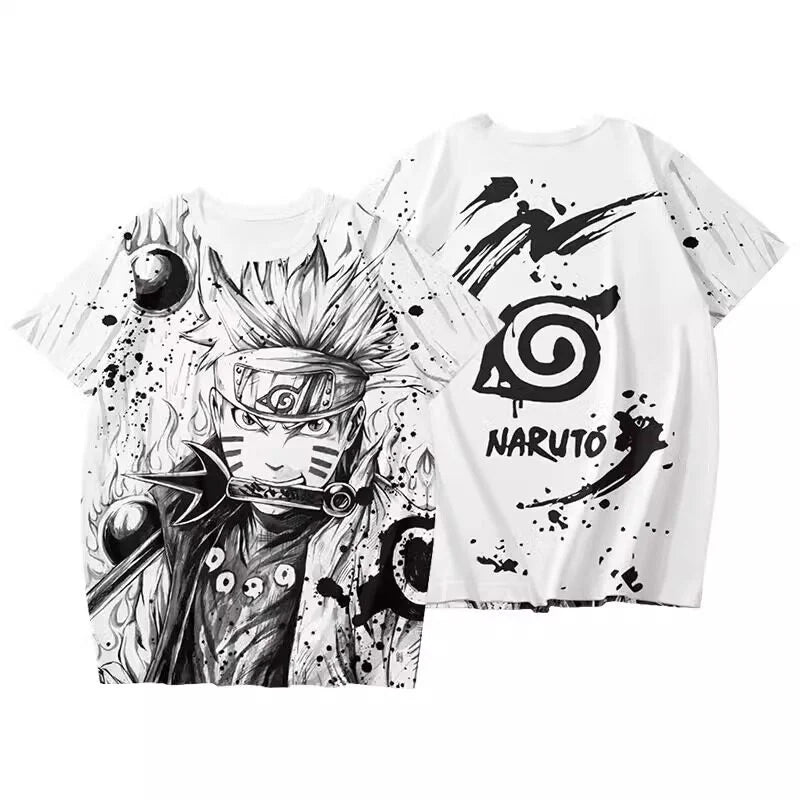 Naruto Anime Parent-Child Short Sleeved T-Shirt