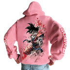 2026 Dragon Ball Retro Anime Hoodie - Son Goku Print