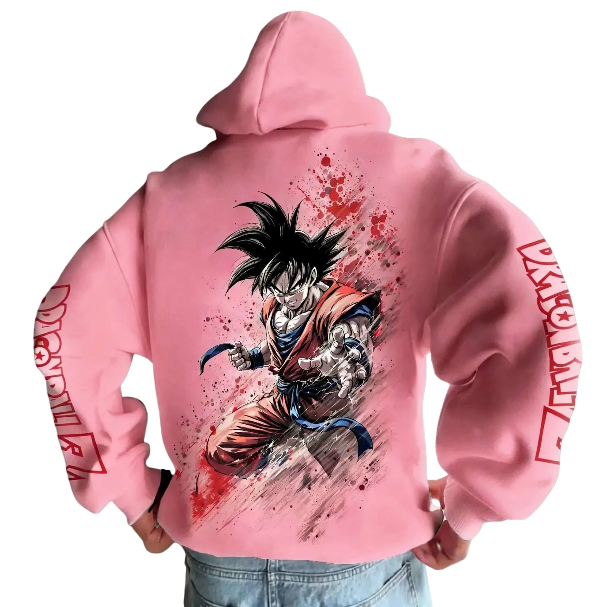 2026 Dragon Ball Retro Anime Hoodie - Son Goku Print
