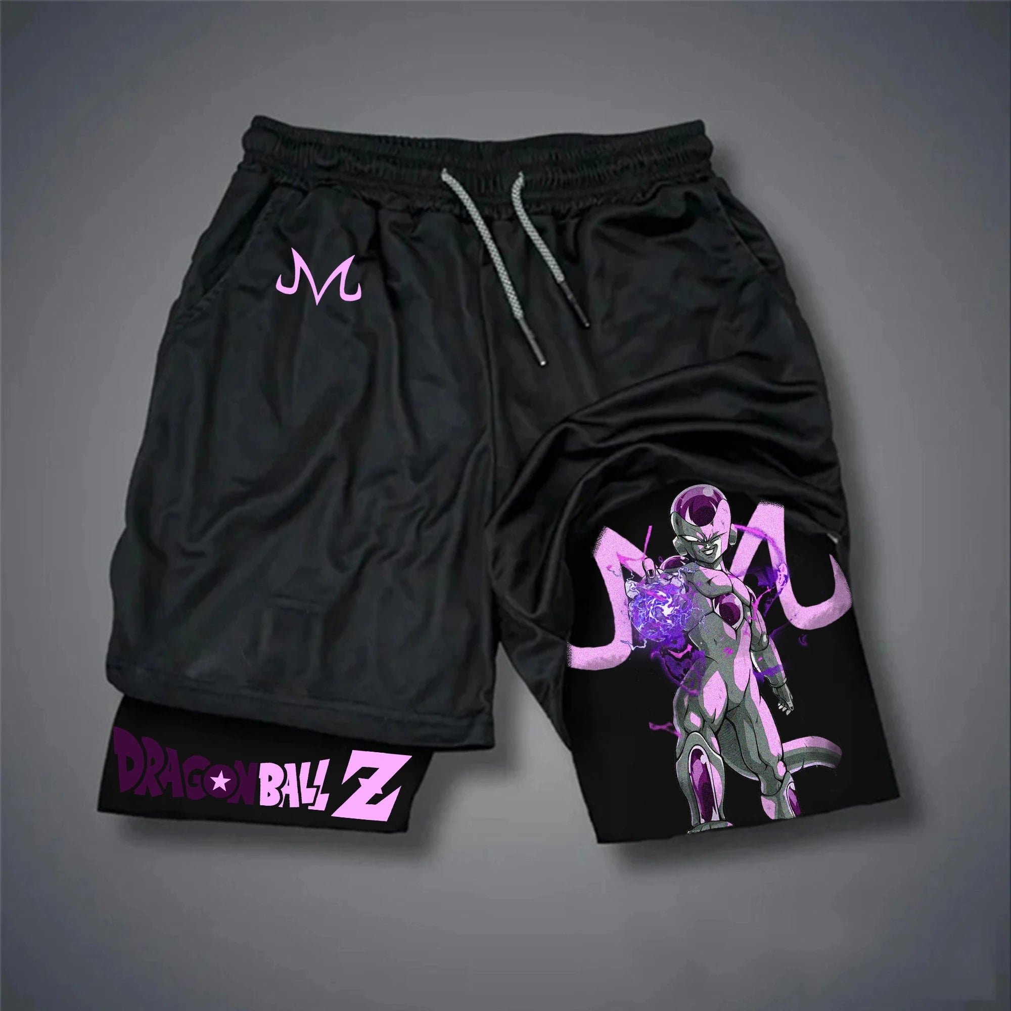 Dragon Ball Goku & Vegeta Double Layer Shorts for Men