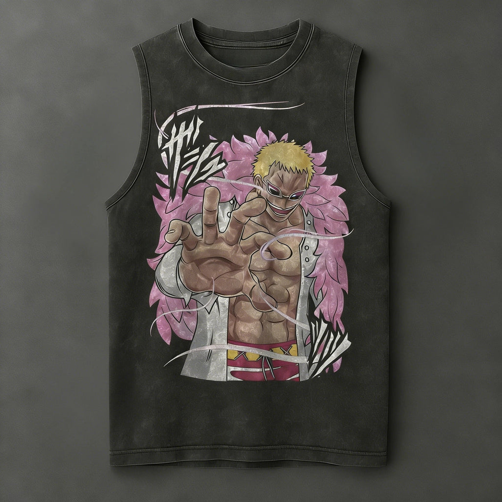 2026 One Piece Zoro Vintage Gym Vest Tank Top