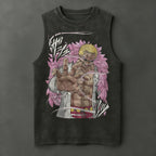 2026 One Piece Zoro Vintage Gym Vest Tank Top