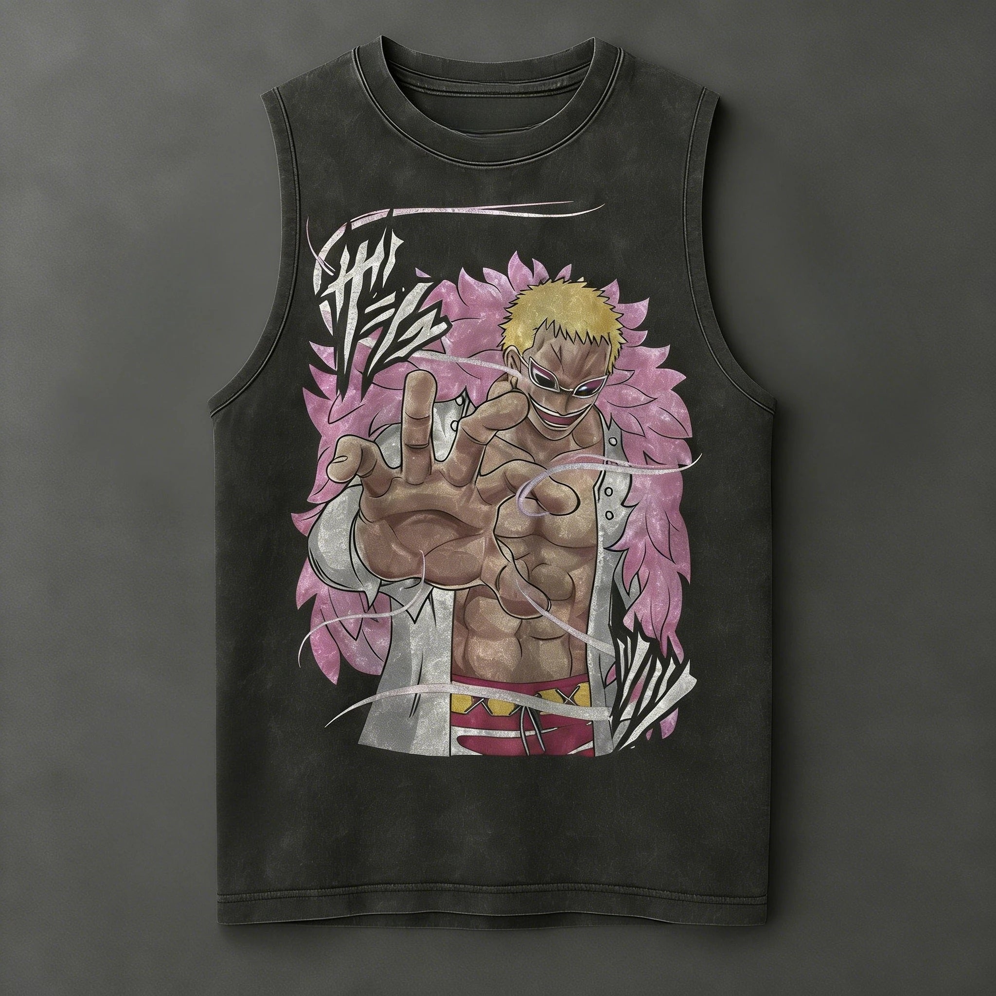 2026 One Piece Zoro Vintage Gym Vest Tank Top